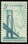 Verizano Narrows Bridge 1964 Commemorative, Scott #1258 